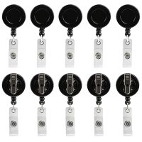 1pcs Retractable Pull Badge Reel Plastic ID Lanyard Name Tag Key Ring Chain Clips Doctor Nurse Badge Holder ID Name Card Holder Card Holders