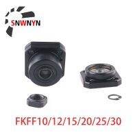 [A Practical]1ชุด FKFF10/FKFF12/FKFF15/FKFF20 FKFF25 FKFF30 SFU1204 1605 Fixed ลอยปลายรองรับแบริ่ง Mounts สำหรับลูกสกรู CNC