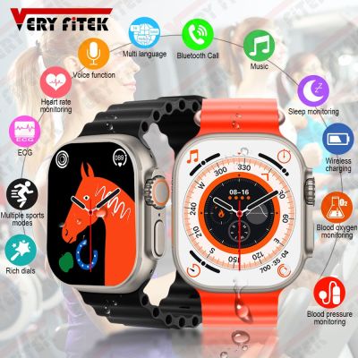 ZZOOI T800 Ultra Smart Watch Series 8 Bluetooth Call Wireless Charging 1.99Inch Waterproof Men Women Sports Smartwatch for IOS Android