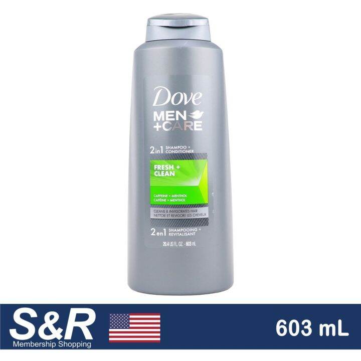 Dove Men Care Fresh And Clean 2in1 Shampoo and Conditioner 603mL
