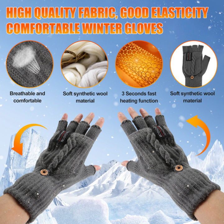 usb-electric-heated-gloves-2-side-heating-convertible-fingerless-glove-mittens-adjustable-cycling-skiing-gloves