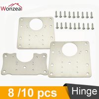 【LZ】 8/10pcs Hinge Repair Plate Foldable Table Cabinet Door Drawer Window Resistant Steel Hardware Accessories Furniture Fittings