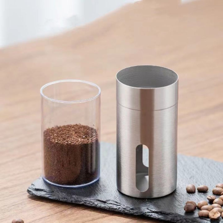 เครื่องบดกาแฟมือสแตนเลส-อุปกรณ์บด-สแตนเลส-สำหรับ-เมล็ดบดกาแฟสด-stainless-steel-hand-coffee-grinder-simpler