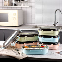 portable 304 Stainless Steel Lunch Box Bento Box For Kids Office Worker Microwae Heating Lunch Container Food Storage Box