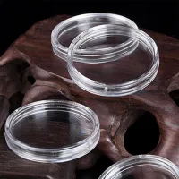 Transparent Plastic Coin Holder Coin Collecting Box Case For Coins Storage Capsules Protection Boxes Container Coin Up To 41MM
