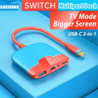 AUSB C Switch Dock สำหรับ Nintendo Switch รองรับ HDMI 4K 100W PD Docking Station อุปกรณ์เสริมแท่นชาร์จสำหรับ NS Switch HostM