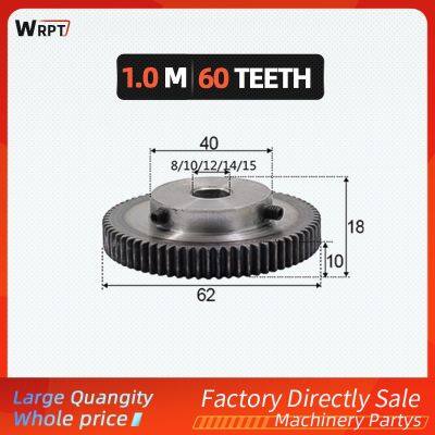 1Pcs 1 Mold 60 Teeth 45 steel pinion and rack straight gear 8/10/11/12/15 mm hole process cnc machine