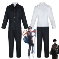 Yoshida Hirofumi Cosplay Anime Chainsaw Man Hirofumi Yoshida Cosplay Costume Suits Pants Shirt Wig Halloween  Costumes For Men