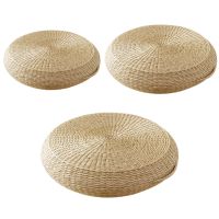 45/50/60cm Tatami Mat Woven Straw Cushion Round Yoga Circle High-quality Natural Cattail Mat Floor Cushions Chair Cushion