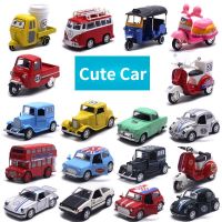 Cute Diecast Alloy Metal Car Bus Motor Tricycle Model Ornament Toy Gift Die-Cast Vehicles