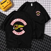 Men/women Fashion Summer Y2k Harajuku Anime Hip Hop Oversized T-shirt Hells Angels T-shirt Graphic Tees Short Sleeve Tops