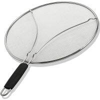 13 Inch Grease Splatter Screen for Frying Pan, Protects Skin From Burns, Splatter Guard for Cooking, Keeps Kitchen Clean