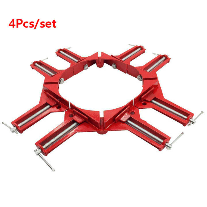 4pcs-new-multifunction-90-degree-right-angle-clip-picture-frame-corner-clamp-100mm-mitre-clamps-corner-holder-woodworking-tool
