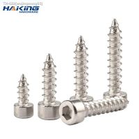 ✕✢ 20/55pcs M2 M2.5 M3 M4 M5 M6 Hexagon Hex Socket Cap Head Self Tapping Screw 304 Stainless Steel Allen Head Screw for Speaker