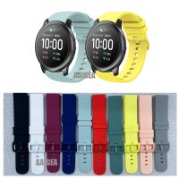 shuzhib New Silicone Sports Soft Band Strap for Haylou LS02 Solar LS05 / RT LS05S /RS3 LS04/RT2 LS10/GST Replacement Wristbands 20/22mm