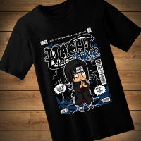 #082 เสื้อยืดลายการ์ตูน ITACHI เสื้อยืดสีดำ เสื้อใส่เล่น เสื้อยืด เสื้อคอกลม ใส่สบาย เสื้อสกรีน เสื้อสั่งทำ เสื้อยืดแขนสั้น เสื้อเท่