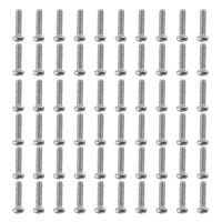 M2 x 8mm 304 Stainless Steel Phillips Pan Head Screws Bolt 60pcs