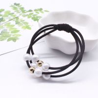 Headband Korean version of the rubber band three-line small fresh multi-layer pearl ring high elastic hair headbands