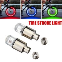 【LZ】﹊  Impermeável carro pneu válvulas Stem Cap luz caminhão motocicleta bicicleta roda válvulas tampa contra poeira azul Neon Strobe LED pneu lâmpada 2pcs