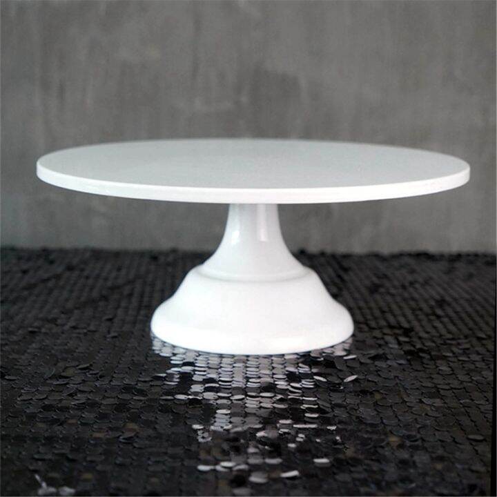 2-pcs-12-inch-iron-round-cake-stand-cake-plate-pedestal-dessert-holder-wedding-birthday-party-gold-amp-white