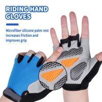 ✶♚❧ Cycling Gloves MTB Road Riding Gloves Anti-slip Camping Hiking Gloves Gym Fitness Sports Bike Bicycle Glove Half Finger Men