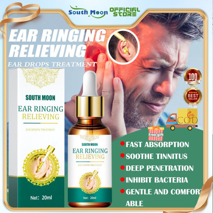 South Moon Tinnitus Liquid Ear Drops Infection Treatment Ear Wax