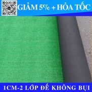 Cỏ 1cm 2 lớp Thảm cỏ nhân tạo đế lót sàn dán tường trang trí cao giá rẻ