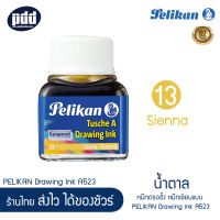 Pelikan Drawing Ink A523 หมึกดรออิ้ง อิงค์ พิลีแกน สีน้ำตาล หมึกเขียนแบบ หมึกกันน้ำ หมึกเยอรมัน – PELIKAN Drawing Ink A523 Sienna, Waterproof [เครื่องเขียน Pendeedee]