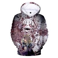 Himiko Toga 2023มีฮู้ด3D การ์ตูน My Hero Academia Hoodie น่ารัก Toga Himiko พิมพ์ลายเด็กชาย/เสื้อสวมศีรษะทรงใหญ่เสื้อกีฬาสตรี