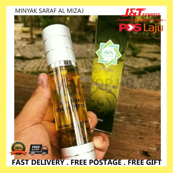 [Ready Stock] Minyak Saraf Al mizaj (Free Gift) 100 Original HQ ...