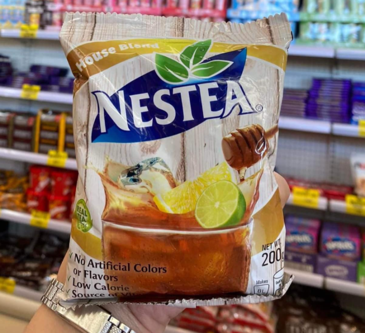 Nestea 200g House Blend Restau Blend Strawberry Red Tea Blue