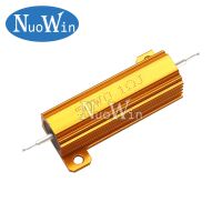 50W 100W Aluminum Power Metal Shell Case Wirewound Resistor 0.01R 100K 1 4 6 8 10 20 200 500 1K 10K ohm resistance RX24