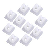 50Pcs Front Bumper Support Splash Shield Clip Nut Screw White Plastic Fit for Toyota Avalon Camry Auveco A20895 90189-06193