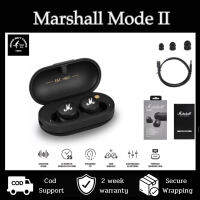 Marshall Mode II  หูฟังบลูทูธ Bluetooth5.1 กันน้ำIPX5 ใส่สบายเข้ากับทรงหู  มีไมค์ในตัว มีเคสชาร์จ มีจุกให้พร้อม4ไซส์ มีประกัน พร้อมส่ง