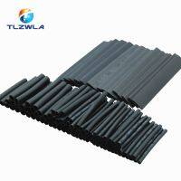 127Pcs Black Weatherproof Heat Shrink Sleeving Tubing Tube Assortment Kit Electrical Connection Electrical Wire Wrap Cable Cable Management