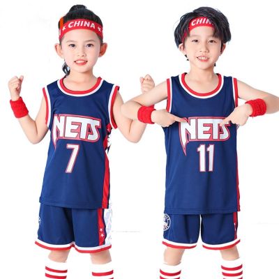 2022 New Brooklyn Nets Durant Irving Jersey Set Kids Basketball Apparel