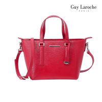 Guy Laroche กระเป๋าถือพร้อมสายสะพายยาว รุ่น GRETA 50S II ( AGH0093 ) - สีแดง