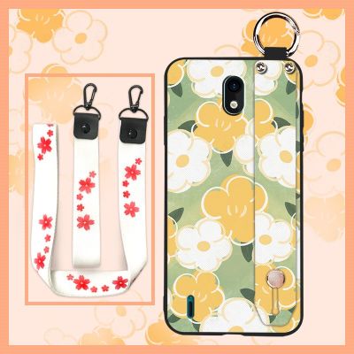 Lanyard ring Phone Case For Nokia C2 protective Dirt-resistant Phone Holder Soft Case New Arrival cartoon Anti-dust