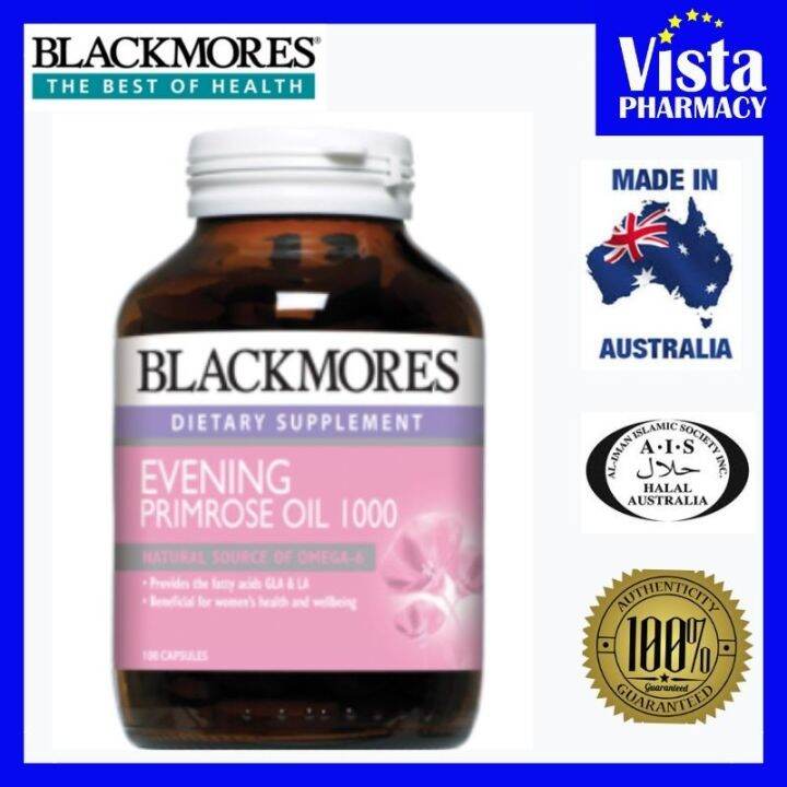 Blackmores Evening Primrose Oil 1000mg 100 Capsules Lazada