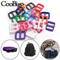 【CC】◑  15mm Slider Tri Glide Ladder Lock Adjuster Buckle Pets Collar Webbing Accessory Plastic Colorful 50pcs