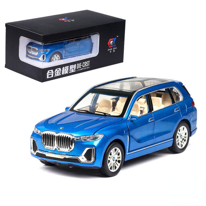 x7-bmw-แบบรถโลหะผสมมีไฟและเสียงประกอบรถ-diecast-ของเล่นสำหรับเด็กผู้ชายของขวัญวันเกิด-kids-toys-คอลเลกชันรถ