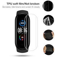 【cw】135pcs TPU Hydrogel Film For Xiaomi Mi Band 6 5 4 3 screen protector Soft Film Covering Full Screen For Mi band 6 5