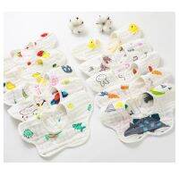 【CC】 6 Layers Cotton Muslin Rotate Baby Bandana Drool Bibs