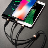 Hoco X26 3in1 สายชาร์จ 3 หัว 2A ชาร์จเร็ว ความยาว 1.2 เมตร Lightning / Micro / TYPE-C Original Series Speed Charging USB Cable คละสี