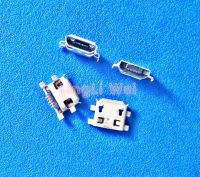 10Pcs Micro USB Jack Connector Type B Female 5Pin Tail Board 0.8mm Type Solder Socket Connectors Charging Socket for PCB Board Electrical Connectors