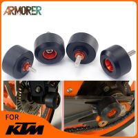 For KTM RC 125 200 250 390 RC125 Motorcycle Front And Rear Fork Wheel Frame Slider falling protection Crash Pad Protector 2018