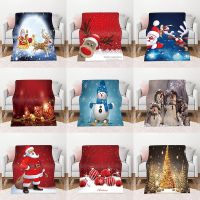 2023 in stock Christmas Series Blankets Santa Claus Throw Blanket Gift Soft Flannel Blanket Sleep Travel Blanket f，Contact the seller to customize the pattern for free