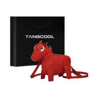 Tang Cool ใหม่แฟชั่นน่ารักตลกกระเป๋าผู้หญิงการ์ตูนสามมิติสร้างสรรค์กระเป๋าม้ากระเป๋าสะพายข้างพู่อินเทรนด์กระเป๋ารูปทรง