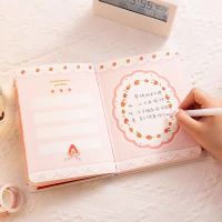 MINKYS 2022 Kawaii Strawberry Garden Diary Notebooks and Journals Agenda Monthly Weekly Planner Book Office School Stationery