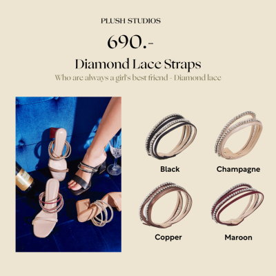 Plush Studios สาย Add-on รุ่น Diamond Lace Strap